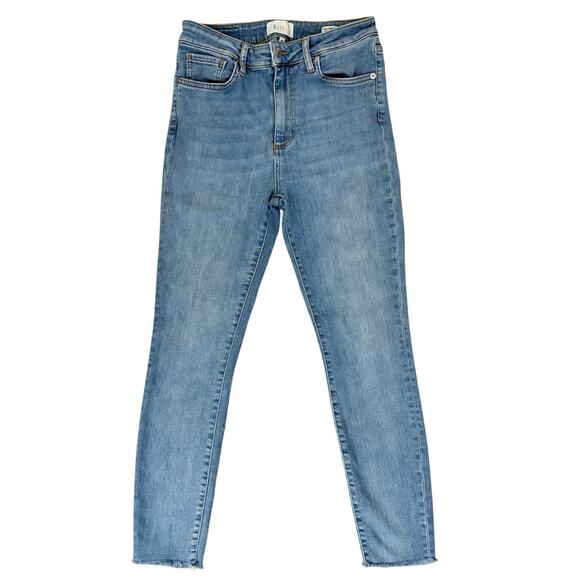 Rails The Larchmont High Rise Skinny Jeans Women’s Size 28 Light Wash Raw Hem - Picture 1 of 7